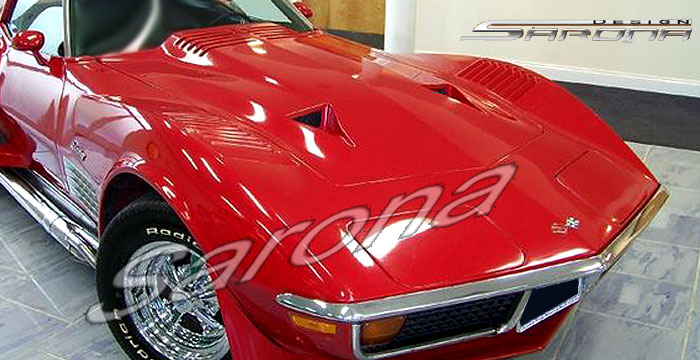 Custom Chevy Corvette Hood  Coupe (1968 - 1972) - $980.00 (Manufacturer Sarona, Part #CH-006-HD)